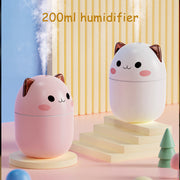 Air Humidifier Cute Cat Ultra-Silent USB Office Household Bedroom Car