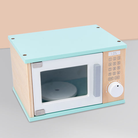 Wooden Children'S Simulation Microwave Oven