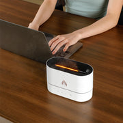 Siming Flame Aromatherapy Machine Home Bedroom Silent Atmosphere Light