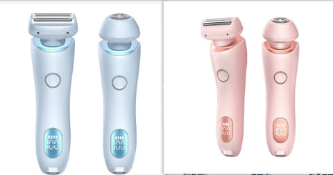 2 In 1 Hair Removal Epilator USB Rechargeable Trimmer Women Body