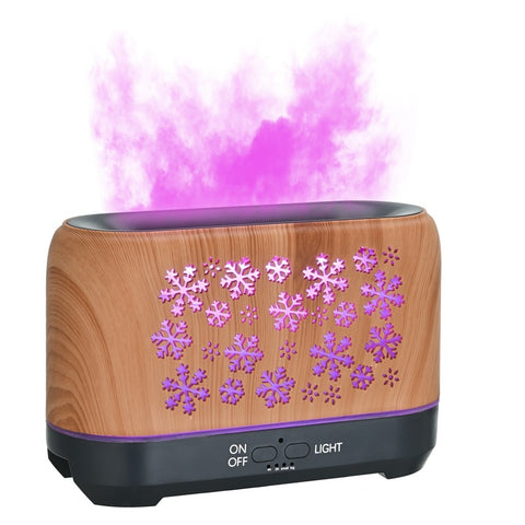 Christmas Snowflake Pattern Humidifier Household Colorful Aromatherapy