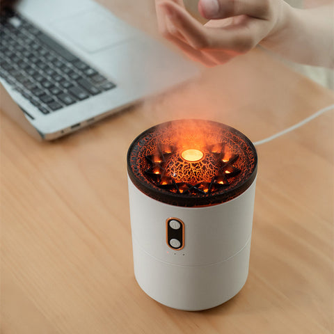 Volcanic Flame Aroma Essential Oil Diffuser USB Portable Jellyfish Air