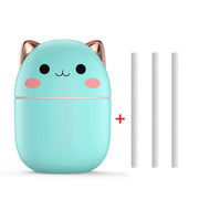 Air Humidifier Cute Cat Ultra-Silent USB Office Household Bedroom Car