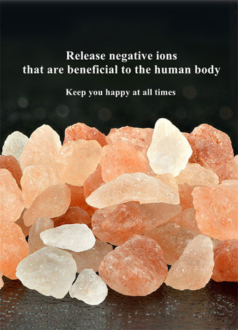 Air Humidifier Crystal Salt Stone Desktop Aromatherapy Essential Oil Ultrasonic