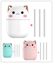 Air Humidifier Cute Cat Ultra-Silent USB Office Household Bedroom Car