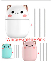 Air Humidifier Cute Cat Ultra-Silent USB Office Household Bedroom Car