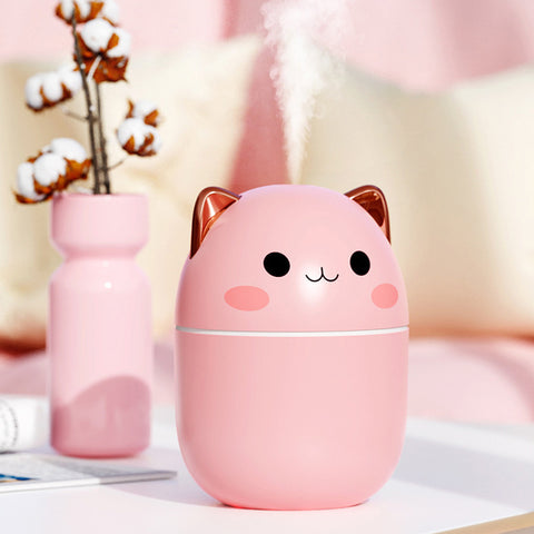 Air Humidifier Cute Cat Ultra-Silent USB Office Household Bedroom Car