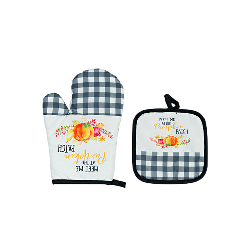 Polyester Printing Microwave Oven Gloves